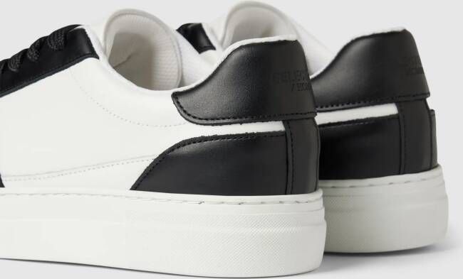 Selected Homme Leren sneakers in effen design model 'HARALD'