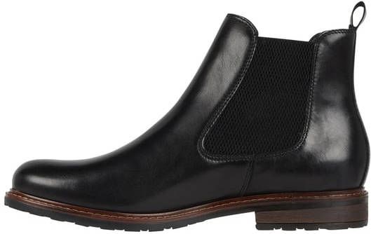 tamaris Chelsea boots van leer
