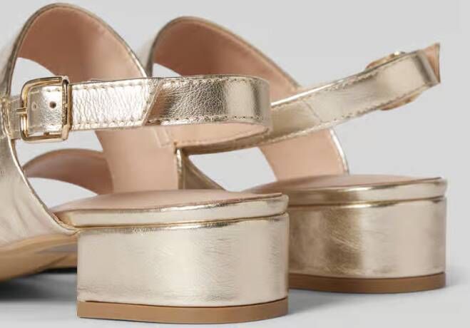 tamaris Leren sandalen met blokhak