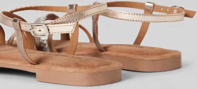tamaris Leren sandalen met blokhak
