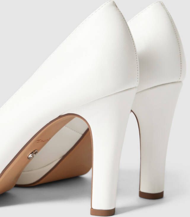 Tamaris Witte Elegante Gesloten Pumps White Dames - Foto 3