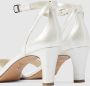 Tamaris Elegante zilveren parel hoge hak sandalen White Dames - Thumbnail 8