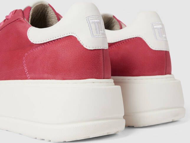 tamaris Sneakers met labeldetails model 'Pink'