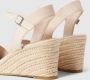 Tamaris Sandalen beige Textiel Dames - Thumbnail 9