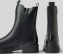 Tom Tailor Chelsea-boots blokhak chunky boots enkellaars met twee aantrekloopjes - Thumbnail 4