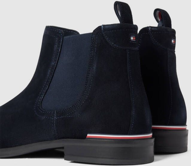 Tommy Hilfiger Chelsea boots met labeldetails