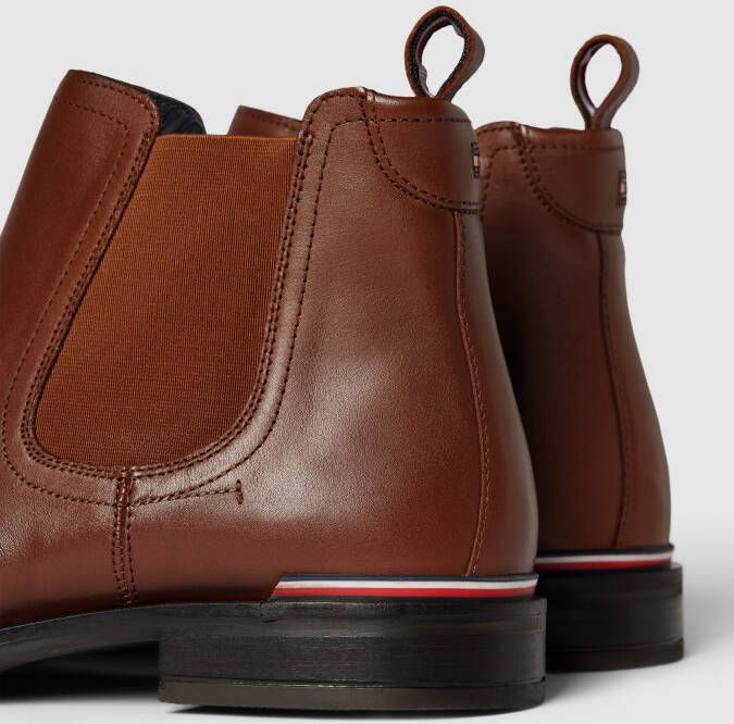 Tommy Hilfiger Chelsea boots met labeldetails