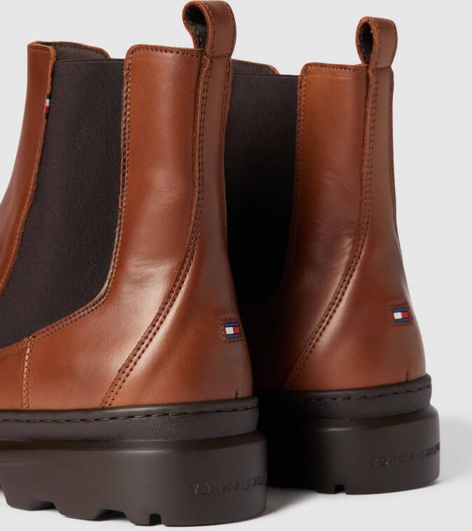 Tommy Hilfiger Chelsea boots met labeldetails model 'Comfort'