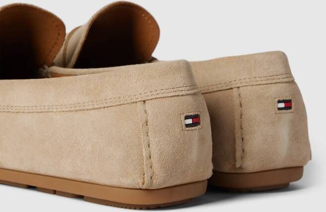 Tommy Hilfiger Leren mocassins met labeldetail