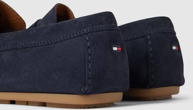 Tommy Hilfiger Leren mocassins met labeldetail