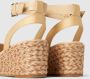 TOMMY HILFIGER Beige Sandalen Colorful Wedge Satin - Thumbnail 7