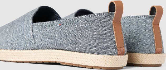 Tommy Hilfiger Moccasins met rubberen inzetten model 'ESPADRILLE'