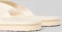 Tommy Hilfiger Beige Flip Flops voor vrouwen Beige Dames - Thumbnail 11