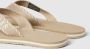 Tommy Hilfiger Stijlvolle Webbing Sandal Flip Flops Beige Dames - Thumbnail 17