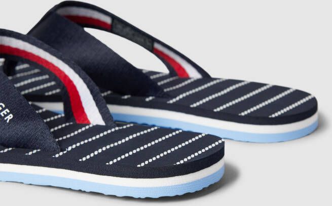 Tommy Hilfiger Teenslippers met labelprint