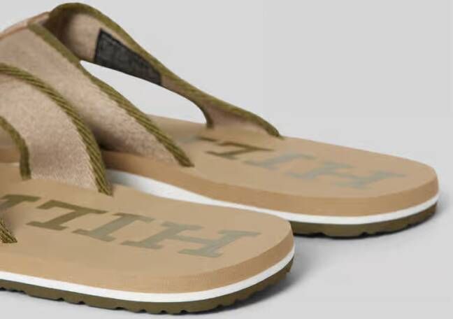 Tommy Hilfiger Teenslippers met labelprint