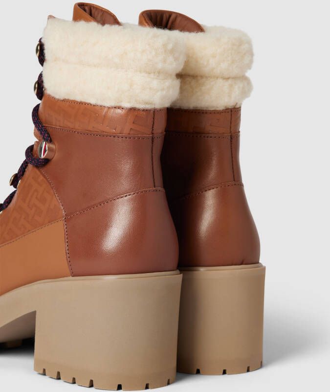 Tommy Hilfiger Veterboots van leer