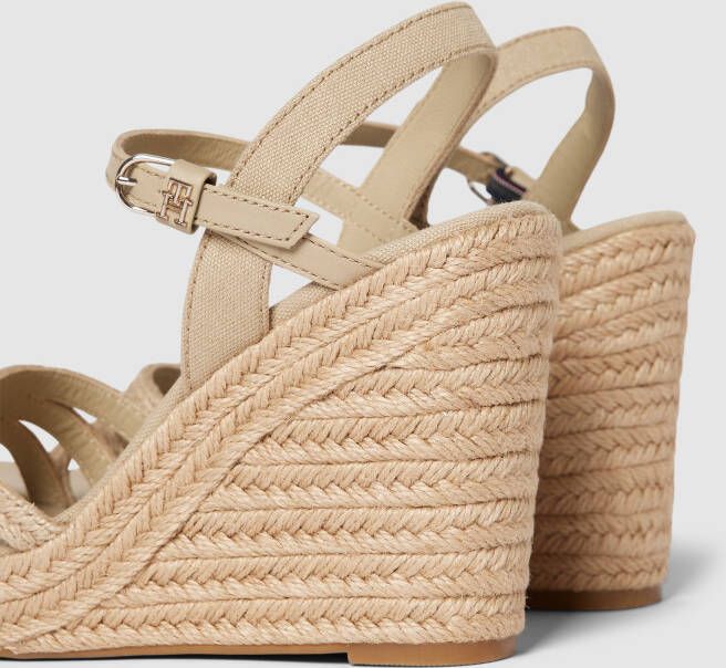 Tommy Hilfiger Wedges met labeldetail model 'ESSENTIAL'