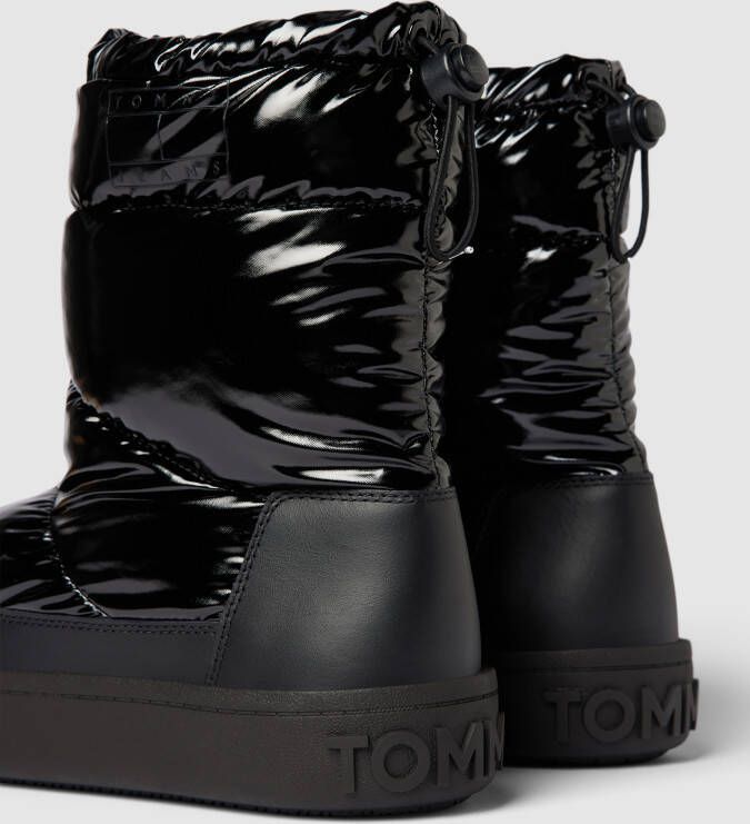 Tommy Jeans Boots met doorgestikte naden en labeldetail