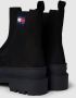 Tommy Jeans Chelsea boots van leer met labelpatch model 'FOXING BOO' - Thumbnail 11