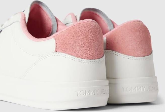 Tommy Jeans Leren sneakers met labeldetail