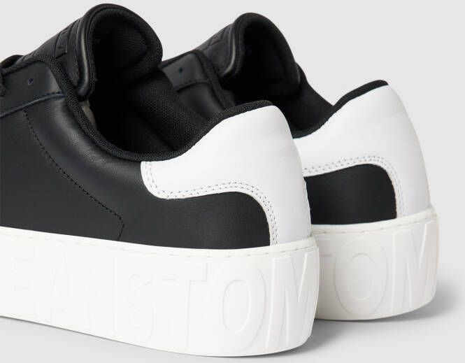 Tommy Jeans Sneakers van leer met labeldetail