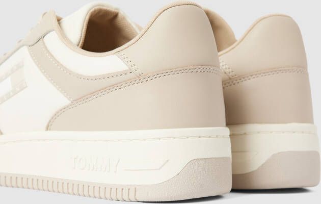 Tommy Jeans Sneakers van leer met labeldetails