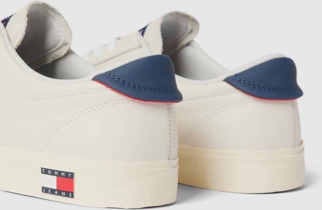 Tommy Jeans Sneakers van leermix met labeldetail model 'VULCANCIZE'
