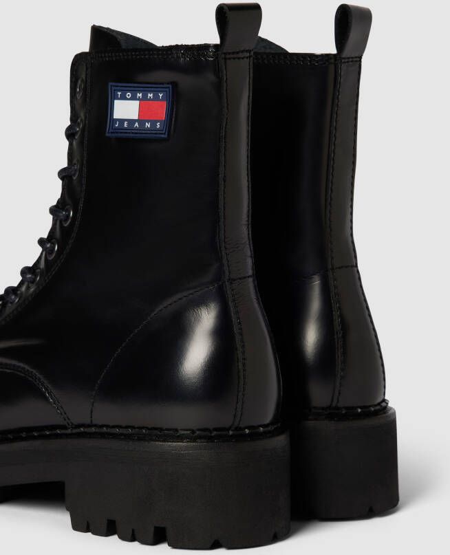 Tommy Jeans Veterboots met labelapplicatie