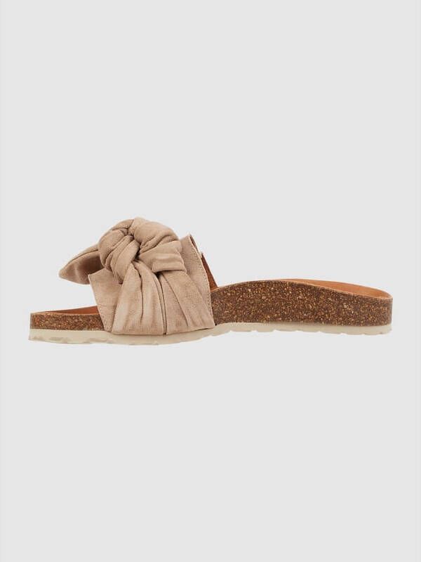Verbenas Slippers van suède model 'Roxy'