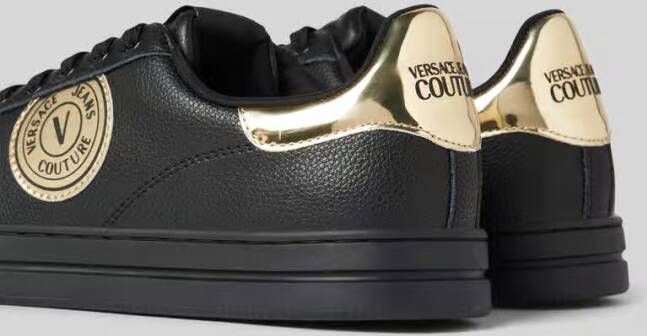 Versace Jeans Couture Leren sneakers met labeldetails model 'FONDO COURT'