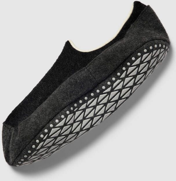 Falke Huisschoenen van scheerwolmix met logodetail model 'COSYSHOE'