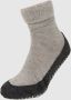 Falke Cosyshoes Pantoffels Anti Slip Sok Lichtgrijs Middengrijs - Thumbnail 6