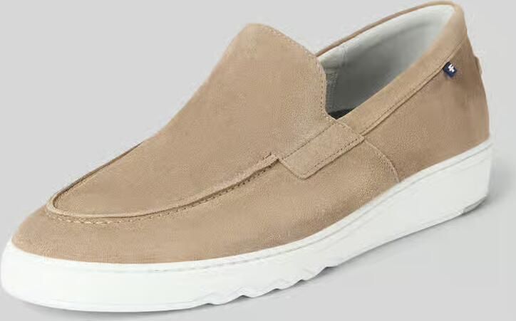 Floris van Bommel Loafers met labeldetail model 'De Kupster'