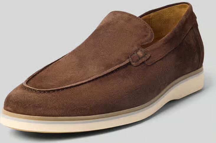 Floris van Bommel Loafers van echt leer model 'De Oister'