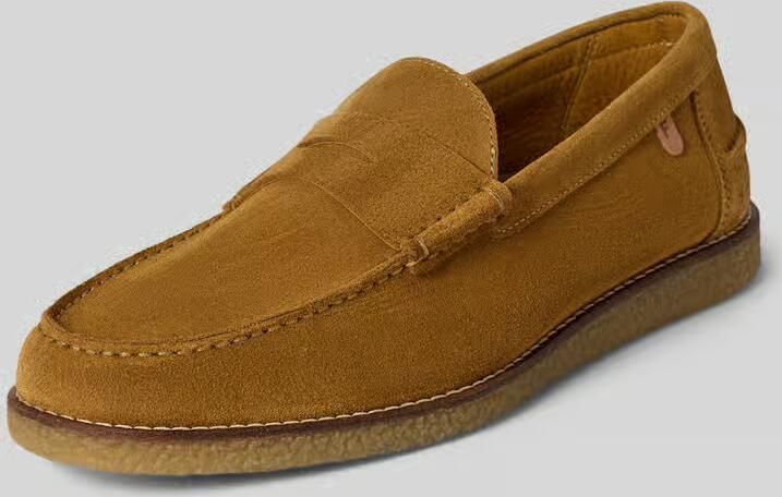 Floris van Bommel Loafers van leer model 'De Krepper'
