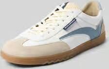 Floris van Bommel Sneaker van leer met vetersluiting model 'De Zaler'