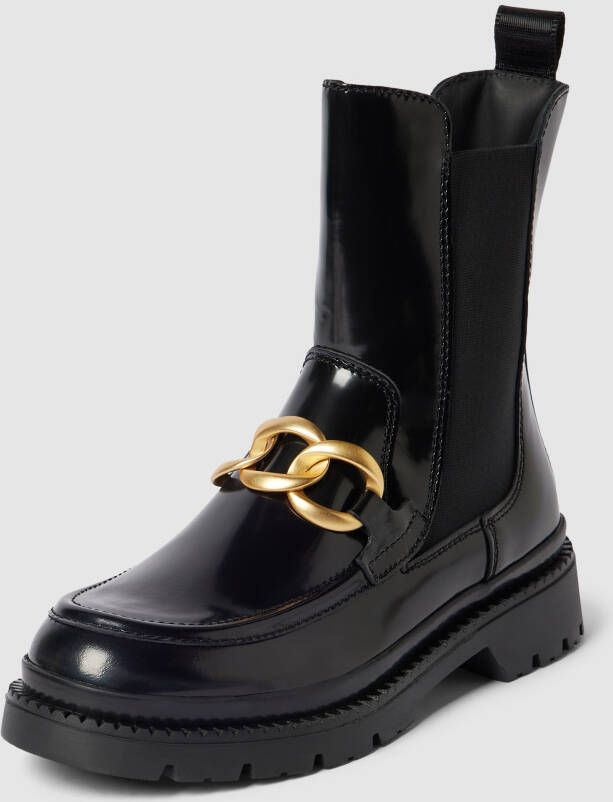 Gant Chelsea boots van leer in laklook model 'Prepnovo'