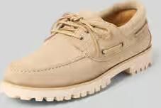 Gant Bootsschoenen van leer met geprofileerde zool