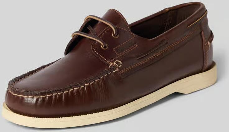 Gant Bootsschoenen van rundleer met vetersluiting model 'Yardport'