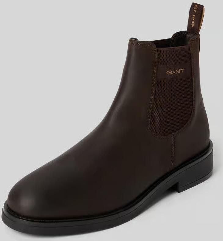 Gant chelsea boots van echt rundleer model 'Prepdale'