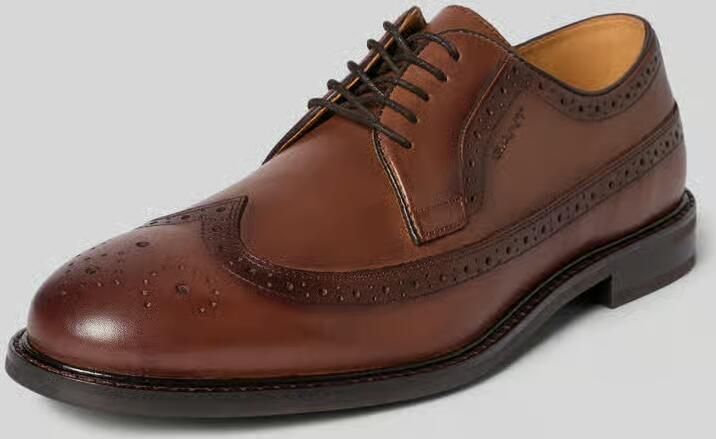 Gant Derby van leer met vetersluiting model 'Bidford'