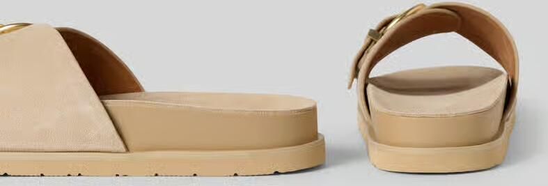Gant Slides van leer met labelreliëf model 'Mardale' - Foto 2