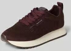 Gant sneakers met labeldetail model 'Bevinda'