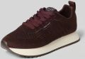 Gant sneakers met labeldetail model 'Bevinda' - Middenbruin