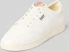 Gant sneakers van leer met labelprintdetails model 'PREPLA'