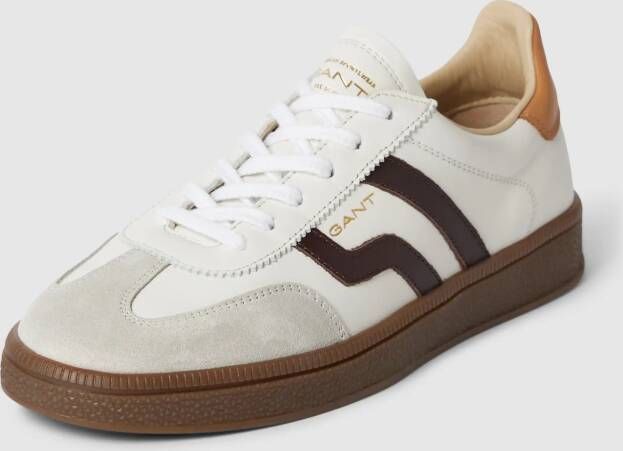 Gant Leren sneakers met contrastgarnering model 'Cuzima'