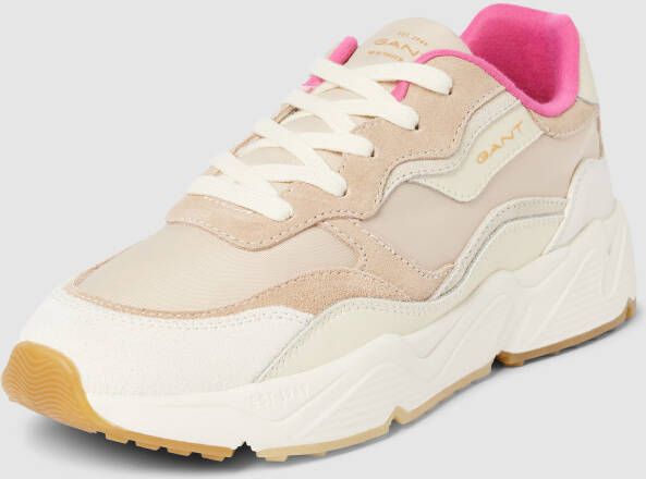 Gant Sneakers van leermix met contrastgarnering model 'Nicerwill'