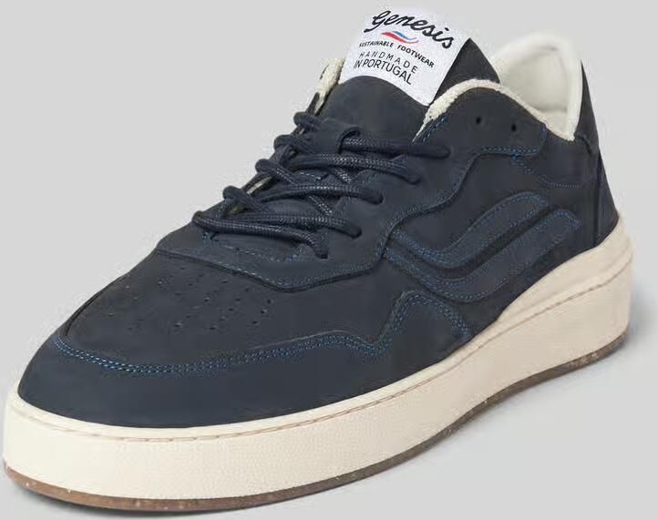 Genesis Sneakers met labelpatch model 'Soley Porto Nubuck'