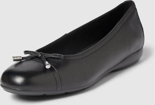 Geox Ballerina's in zwart model 'ANNYTAH'
